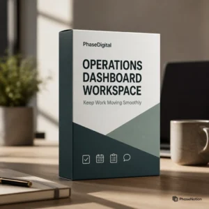 Operations Dashboard Workspace