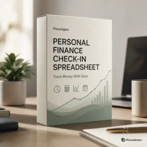 Personal Finance Check-In Spreadsheet