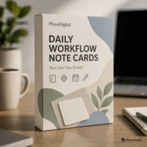 Daily Workflow Note Cards