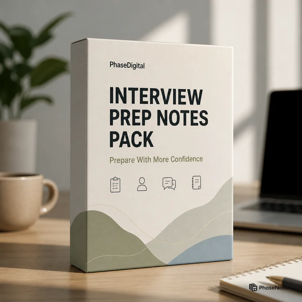 Interview Prep Notes Pack