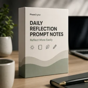 Daily Reflection Prompt Notes